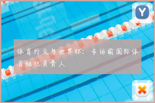 体育外交与世界杯：专访前国际体育组织负责人